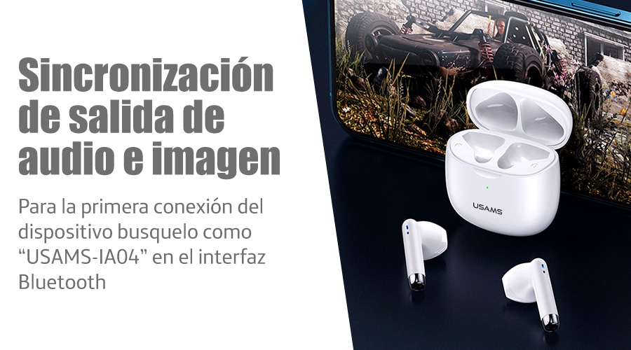 Audífonos Earbuds Touch TWS Bluetooth 5.0 // U-IA04 – USAMS PERÚ