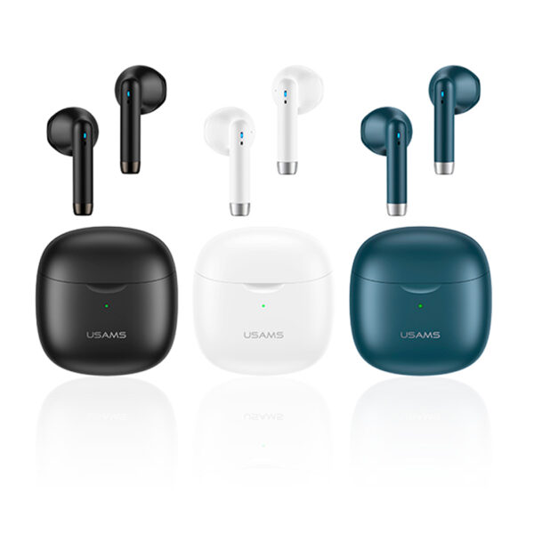 Auriculares Inalambricos In-ear TWS Bluetooth 5,1 Usams - Color Variante  Blanco — Atrix
